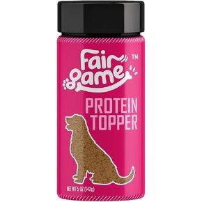 Fair Game Protein Dust Dog Food Topper, Free Range African Venison, High Protein 30%, Hormone Free, Air-Dried (5oz) in Saudi Arabia