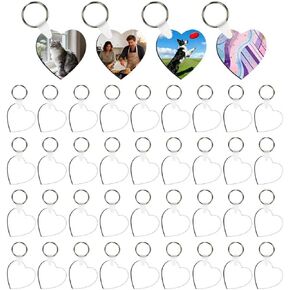 120 Pcs Sublimation Keychain Blanks Ornament bulk Double sided Heat Press Printing MDF Sublimation Blank keychain in Saudi Arabia