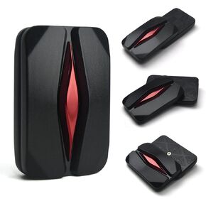 Mountain Fidget Slider، تصميم غير مطروق للخدع الفاخرة، EDC Fidget Toys للبالغين لعبة تخفيف التوتر للحفاظ على التركيز وتخفيف القلق، أفضل الأدوات للرجال (أسود/أحمر) in Kuwait