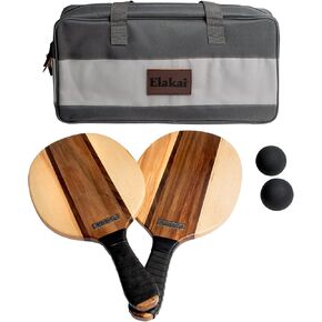 ألعاب Elakai الخارجية للبالغين والعائلة، تتضمن حقيبة حمل فاخرة مجموعة كرة مجداف in Kuwait