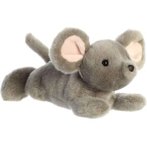 Aurora® Adorable Mini Flopsie™ Missy Mouse™ Stuffed Animal - Playful Ease - Timeless Companions - Gray 8 Inches in Saudi Arabia