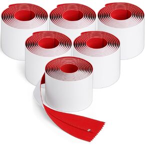 6 Pack Dust Protector Zippers 7Ft Long x 3in Wide Heavy-Duty Double Sided Zipper Airtight Seal Self-Adhesive Instant Door Zipper for Dust Barriers Greenhouse Tent Construction Sites Accessories in Saudi Arabia