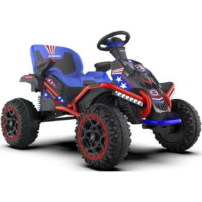 24V Ride on Toy for Big Children, Kids' Electric Vehicles Outdoor Race Toy with 4 Strong Motors Total 300W Bluetooth Speaker and 24V 7AH Big Battery, Adjustable Seat, Electric Cars (Pink) in Saudi Arabia