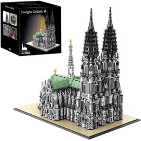 Cologne Cathedral Building Block Set, MOC Gothic Architecture Model, Advanced Building Kit, Authentic Replica of Germany’s Iconic Landmark, Large Display Dec for Adults(8614Pieces) in Kuwait
