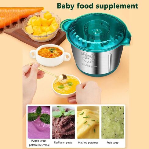 Food Processor,Electric Food Chopper,Fast Shredding for Meat, Vegetables, Fruits and Nuts,Electric Food Chopper with 4 Large Sharp Blades for Meat, Upgraded Button & Smart Overheat Protectio (3L) in Saudi Arabia