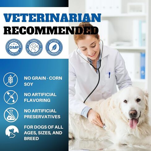 Dog Allergy Itch Relief Chews Supplement – Itchy Skin, Hot Spot & Dry Skin Support for Paw Licking, Anti-Itch Allergy Chews with Fish Oil, Colostrum & Probiotics – 120 Ct in Kuwait