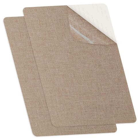 Self-Adhesive Fabric Repair Patches, Large Size 8X11 inch Linen Furniture Mending Patches, Pack of 2 Dark Grey in Saudi Arabia