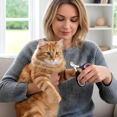 MAQUITA 30 Pcs Cat Nail Clipper Pet Claw Trimmers for Kitten Puppy Pet Nail Cutter Claw Care for Cattery Cat Breeders Groomers and Veterinary clinics (15 Colors) in Saudi Arabia