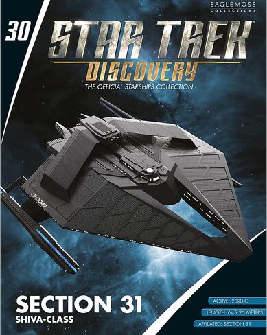 Star Trek The Official Discovery Starships Collection | Section 31 Ship with Magazine Issue 28 by Eaglemoss Hero Collector in Saudi Arabia