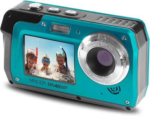 Minolta 48 MP Dual Screen Waterproof Digital Camera MN40WP in Saudi Arabia