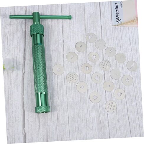 HOMSFOU Portable Polymer Clay Extruder Interchangeable Discs Handheld Mud Squeezer for Sculpting in Saudi Arabia