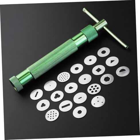 HOMSFOU Portable Polymer Clay Extruder Interchangeable Discs Handheld Mud Squeezer for Sculpting in Saudi Arabia