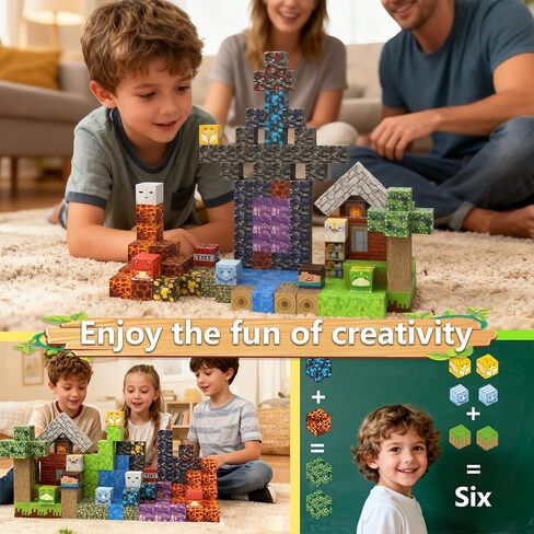 Magnetic Blocks - 150 PCS Cross Town Magnetic Building Blocks STEM Toy for Kids, Educational Construction Game Gift for Boys and Girls Age 3-12 in Saudi Arabia