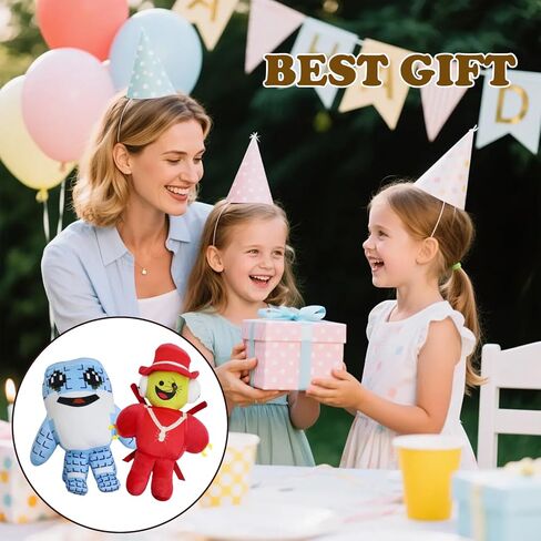 Steal a Brainrot Plush، ديكور ناعم قابل للاحتضان للغرف، 67 قطيفة، فيل فراولة، Los Tralaleritos، Lucky Block، Esok Sekolah، Sammy Plush، هدية قابلة للجمع للمعجبين (أزرق 67) in Kuwait