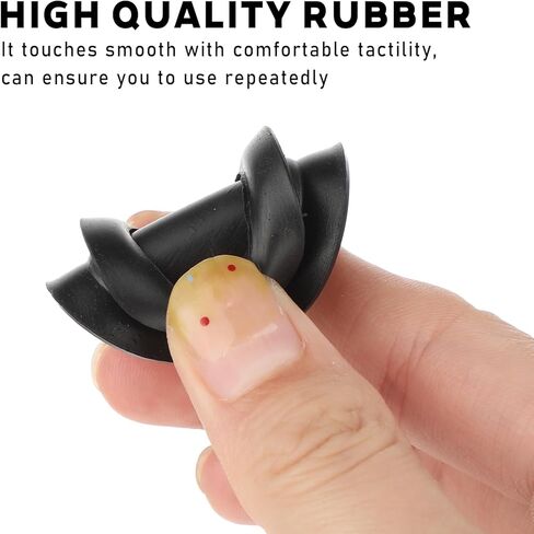 15pcs Round Piggy Bank Closure Plug Piggy Bank Stoppers Rubber Plugs Money Saving Box Plug Cover 1.45" Outer Diameter (Black) in Saudi Arabia