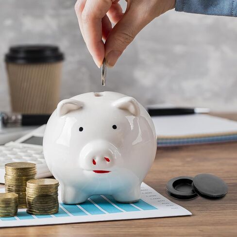 15pcs Round Piggy Bank Closure Plug Piggy Bank Stoppers Rubber Plugs Money Saving Box Plug Cover 1.45" Outer Diameter (Black) in Saudi Arabia
