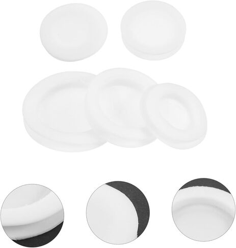 5 قطع من سدادة مطاطية مستديرة من Angoily، سدادة PVC بديلة لصندوق توفير المال لبنك الخنزير يناسب أحجام الفتح المختلفة، سهل الإدخال والإزالة in Kuwait