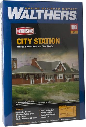 Walthers Cornerstone Series Kit HO Scale City Station in Saudi Arabia