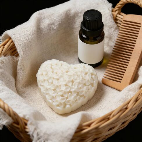 3PCS Heart Shape Silicone Candle Molds Heart Silicone Mold for Candle Making Valentine's Day Candle Making Mould Hearts Soap Silicone Molds DIY Craft Resin Mold for Candles Soap Clay Craft Epoxy Resin in Saudi Arabia