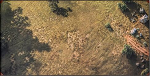حصيرة معركة Warzone مقاس 44 × 60 بوصة، منطقة حضرية مدمرة وتضاريس أرض بركانية لـ Warhammer 40K، فريق القتل، ألعاب الحرب على الطاولة، متينة، مسطحة، محمولة (منطقة حضرية مدمرة) in Kuwait