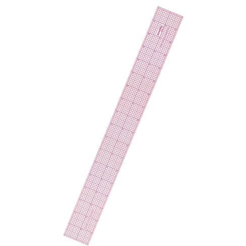 ‌Clear Sewing Graph Ruler 2"x18", Transparent Pattern Measuring Tool for Dressmaking, Quilting, Crafting‌ in Saudi Arabia