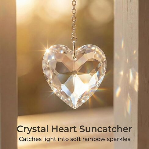 Dog Memorial Gift for Loss of Dog – 4x6 Wooden Photo Frame with Crystal Heart Suncatcher, Pet Memorial Picture Frame Keepsake in Saudi Arabia