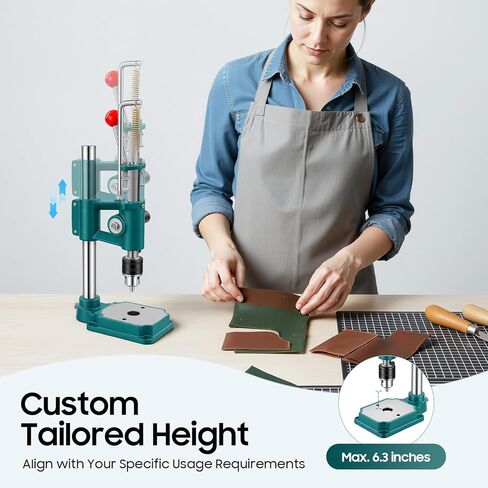 ثقب ضغط جلدي، 352.74 رطلًا ثقب ضغط يدوي مع ظرف تثبيت 0.5-13 مم، من أجل فتحات تثقيب الجلود اليدوية مع ظرف المثقاب in Kuwait