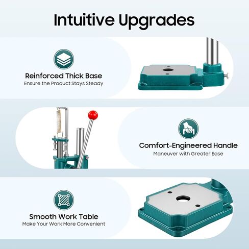 ثقب ضغط جلدي، 352.74 رطلًا ثقب ضغط يدوي مع ظرف تثبيت 0.5-13 مم، من أجل فتحات تثقيب الجلود اليدوية مع ظرف المثقاب in Kuwait