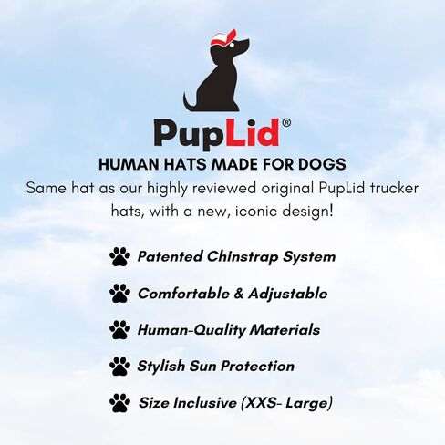 قبعة PupLid Corduroy للكلاب - حماية أنيقة ممتازة من الشمس للكلاب الحديثة (رمال، XXS) in Kuwait