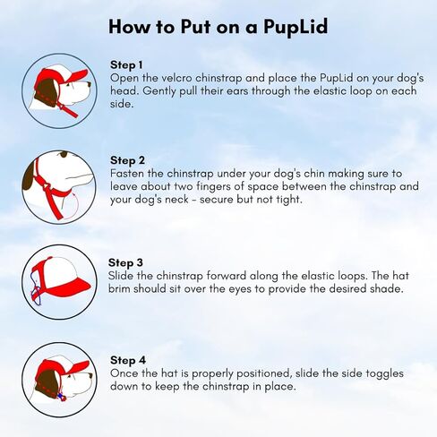 قبعة PupLid Corduroy للكلاب - حماية أنيقة ممتازة من الشمس للكلاب الحديثة (رمال، XXS) in Kuwait