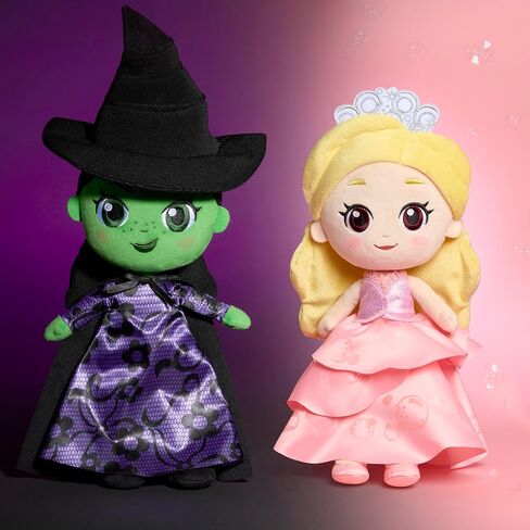 WICKED Universal Small 14-inch Plush Glinda Doll, Amazon Exclusive, Easter Basket Fillers, Gifts, Presents, Toy for Fans, Collectors, Teens, Girls, Kids, Ages 3 and Up in Saudi Arabia