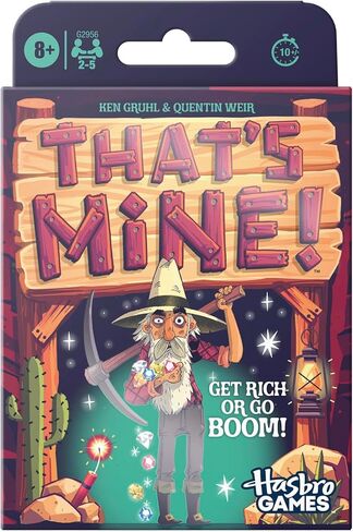 Hasbro That’s Mine! Card Game | Ages 8 and Up | 2 to 5 Players | 20 Mins. | Fast and Easy Family Games for Kids, Teens, and Adults in Saudi Arabia