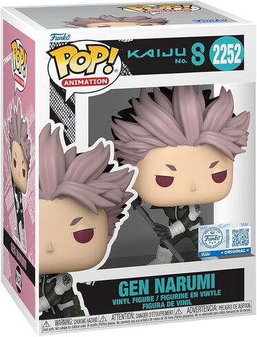 فانكو بوب! الرسوم المتحركة: Kaiju No8 - Gen Narumi - حصريًا لأمازون - شخصية فينيل قابلة للتجميع - فكرة هدية - بضائع رسمية - ألعاب للأطفال والكبار - محبي الرسوم المتحركة - نموذج لهواة الجمع in Kuwait