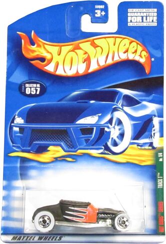 Hot Wheels 2001-057 RAT Rods Series Track T BLACK/RED 1:64 Scale in Saudi Arabia