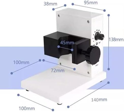 Fiber Optic Microscope Illuminators, Dual Gooseneck LED Lights Source, Angle & Brightness Adjustable, Colour Temperature 6000K, for Stereo Zoom Microscopio in Kuwait