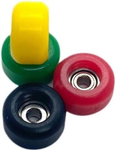 Generic LC Boards Fingerboard Wheels with Bearings CNC LATHED (Red) in Saudi Arabia