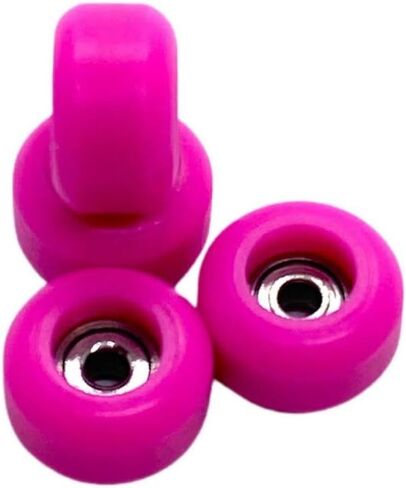 Generic LC Boards Fingerboard Wheels with Bearings CNC LATHED (Red) in Saudi Arabia