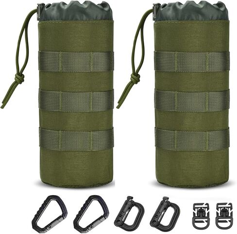 Molle Water Bottle Holder, Water Molle Attachments, Molle Water Bottle Pouch, Tactical Backpack Attachment Pouches in Kuwait