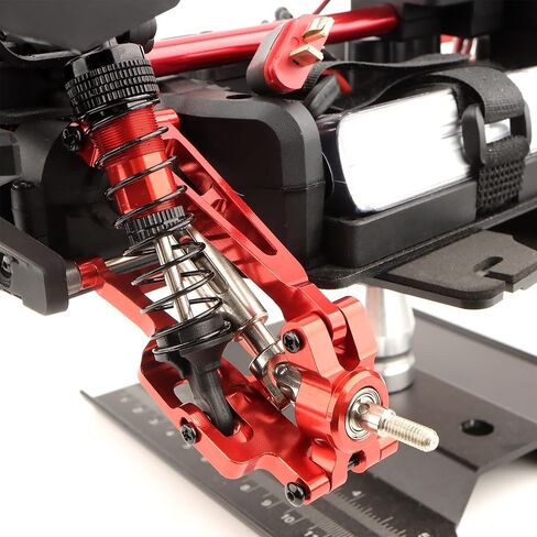 14201B Rear Aluminum Swing Suspension Arms Set 14240B & 14250B & Steering Block 14260B RC Car Upgrade Spare Parts for 1/14 Scale H14BM 14209 14210 JC14EP HP474 HP141S Trucks in Saudi Arabia
