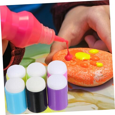 Tofficu 30pcs Finger Sponge Daubers Set with Storage Case for Painting Stamping and DIY Crafts Smooth Ink Application for Adults for Card Making and Creative Projects in Saudi Arabia