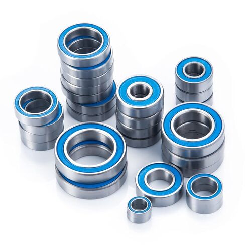 28PCS Steel Wheel Hub Axle Sealed Bearing Complete RC Ball Bearings Kit for Tra-xxas MAXX WideMAXX #89086-4 Truck 1/10 RC Car Upgrade Parts in Saudi Arabia