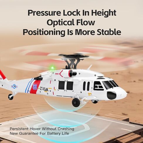 K270 UH60L طائرة هليكوبتر تعمل بالتحكم عن بعد 2.4 جيجا هرتز 4CH RC هليكوبتر Heli Aileronless 6 محاور جيروسكوب ضغط الهواء عقد موضع التدفق البصري 3 بطاريات للبالغين المبتدئين in Saudi Arabia