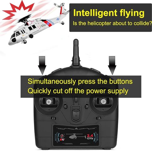 K270 UH60L طائرة هليكوبتر تعمل بالتحكم عن بعد 2.4 جيجا هرتز 4CH RC هليكوبتر Heli Aileronless 6 محاور جيروسكوب ضغط الهواء عقد موضع التدفق البصري 3 بطاريات للبالغين المبتدئين in Saudi Arabia