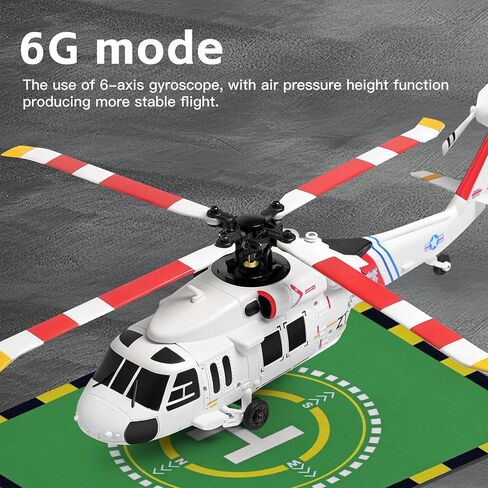 K270 UH60L طائرة هليكوبتر تعمل بالتحكم عن بعد 2.4 جيجا هرتز 4CH RC هليكوبتر Heli Aileronless 6 محاور جيروسكوب ضغط الهواء عقد موضع التدفق البصري 3 بطاريات للبالغين المبتدئين in Saudi Arabia
