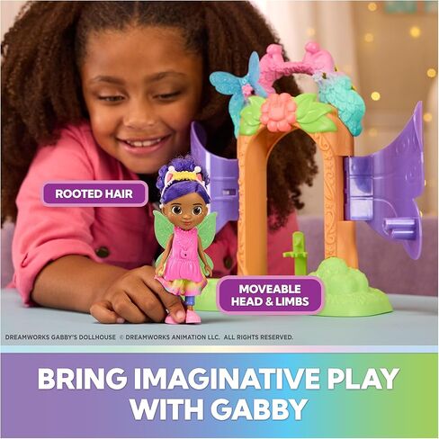 Gabby's Dollhouse Fairylandia, Fairy Magic Reveal Playset with Transforming Feature and Dollhouse Accessories, Kids Toys for Girls & Boys Ages 3 and Up in Saudi Arabia