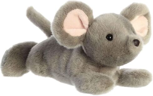 Aurora® Adorable Mini Flopsie™ Missy Mouse™ Stuffed Animal - Playful Ease - Timeless Companions - Gray 8 Inches in Saudi Arabia