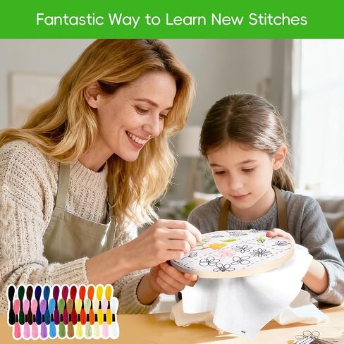 كتاب غرز DIY، كتاب غرز التطريز مع عدة خياطة متعددة، مجموعة تدريب محمولة مع نسيج الكتان، أنماط إبداعية، كتب غرز تطريز محمولة لمحبي المبتدئين المصنوعين يدويًا in Kuwait