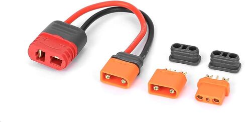RCAWD IC2 Male to Female T Plug Female Male Female Adapter Connector with IC2 Male and IC2 Female Replacement for RC Car Battery in Saudi Arabia