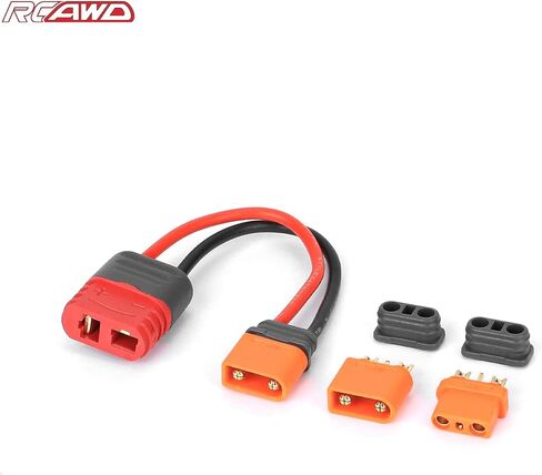 RCAWD IC2 Male to Female T Plug Female Male Female Adapter Connector with IC2 Male and IC2 Female Replacement for RC Car Battery in Saudi Arabia