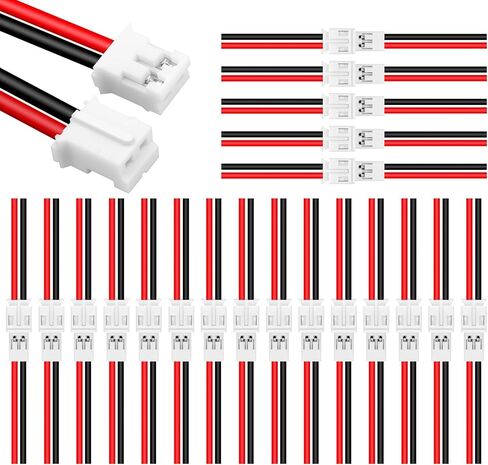 20 زوجًا من JST PH 2.0 مم 2 دبوس موصل ذكر وأنثى مع أسلاك 150 مم للبطارية H67 H36 شفرة إندوتريكس E010 E013 in Kuwait